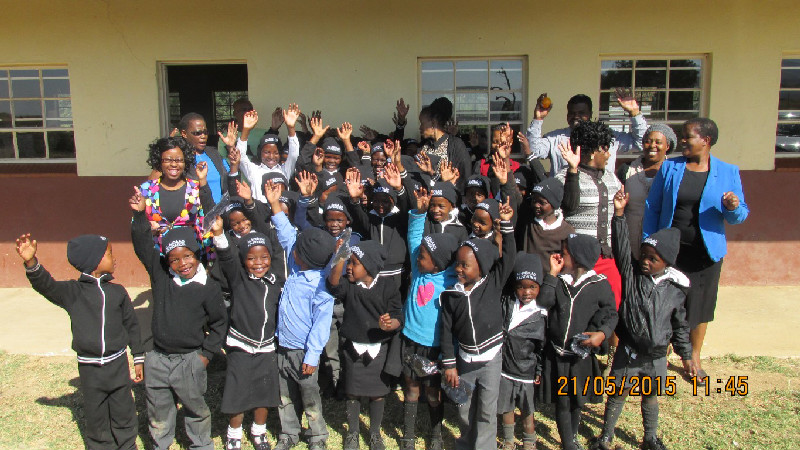 OWW 2015 Warm Hat & Stationery Pack Distribution at the Remington Primary School 